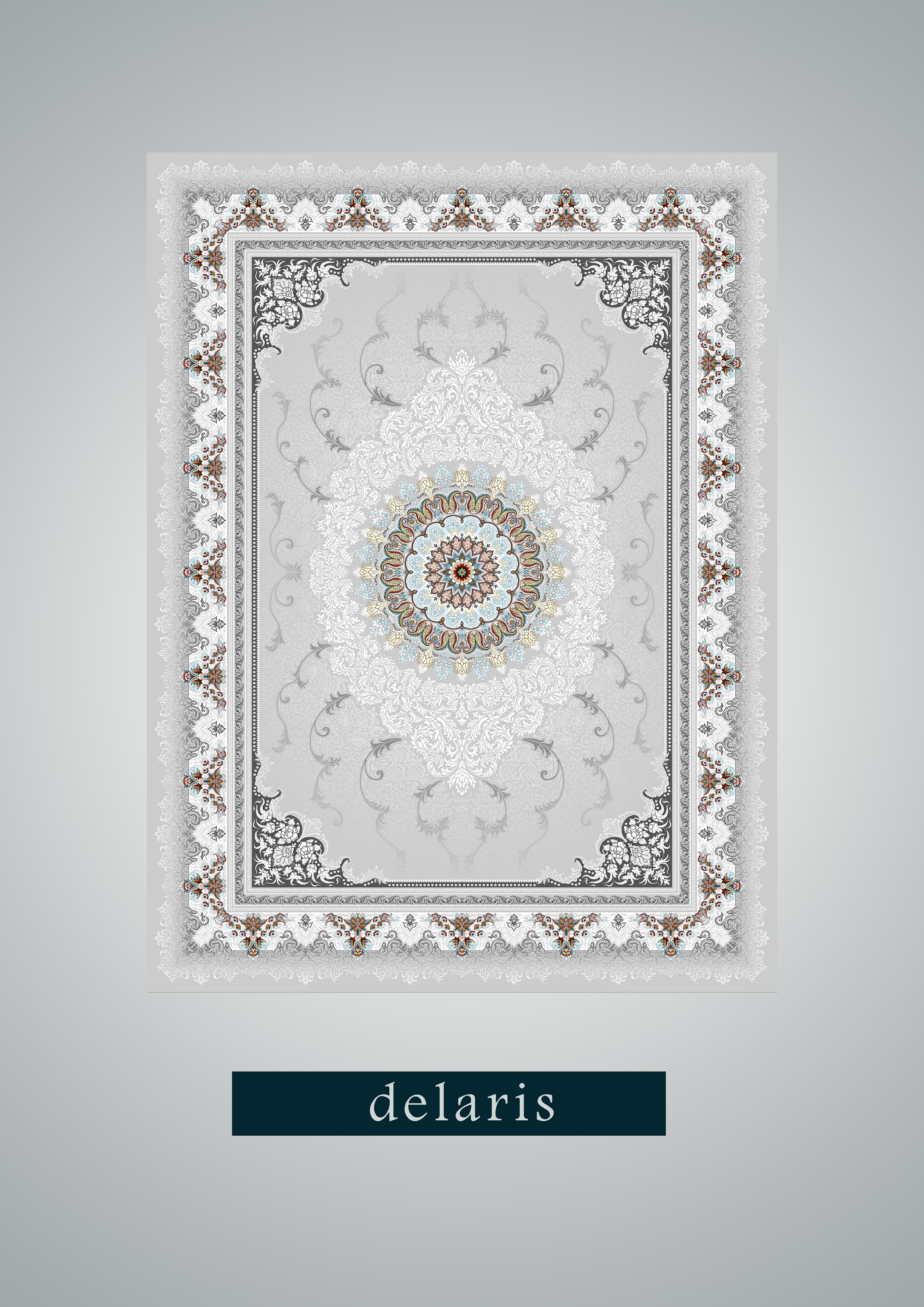 فرش 700 شانه طرح دلاریس